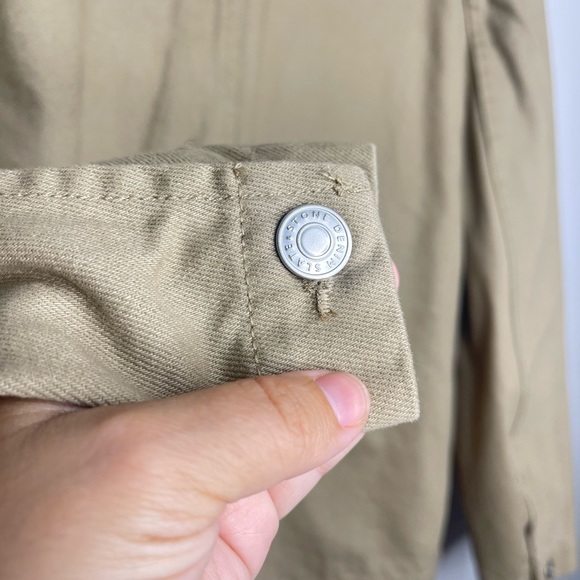 Slate and Stone Beige 100% Cotton Jacket Size Medium - Picture 4 of 9